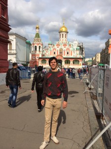 Visiting the Red Square the day after my arrival