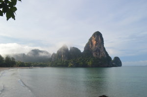 woke up early to watch the sunrise over Railay Beach in Krabi!