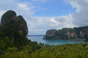 an exhausting hike/climb, but this view from the Railay Beach Viewpoint made it all worth it!