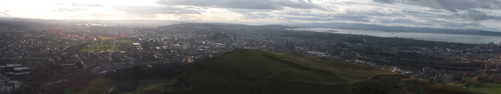 City view from Arthur's Seat