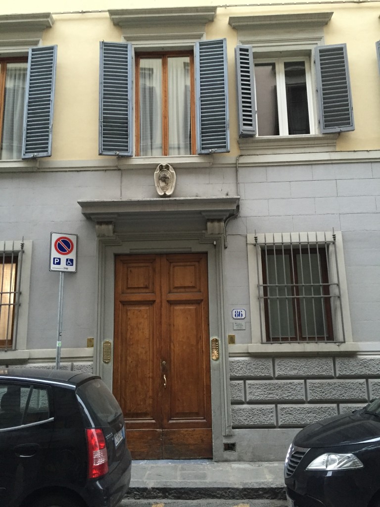 My apartment building on Borgo Pinti. 