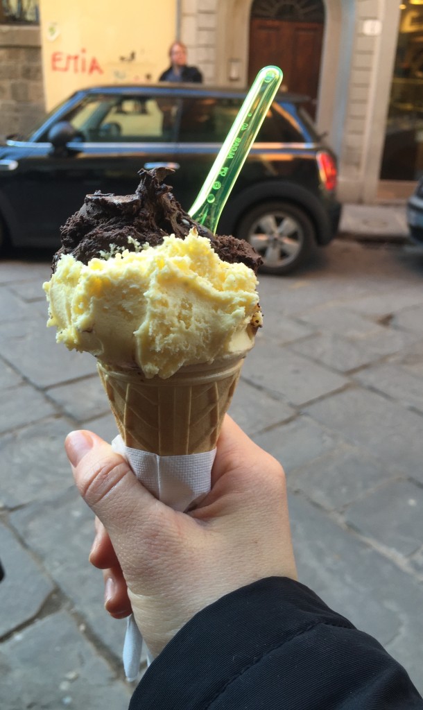 Gelato is a must when in Italy. So so good.