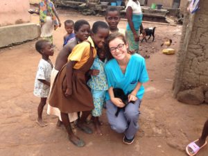 Goats and children smile in Ghana!