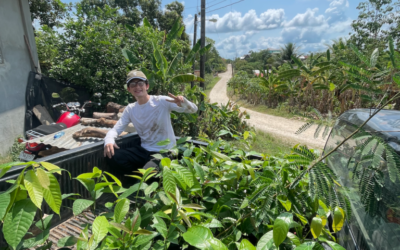 Tree Planting in the Village of San Pedro Columbia, Belize