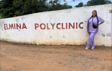 Daily task at Elmina Polyclinic