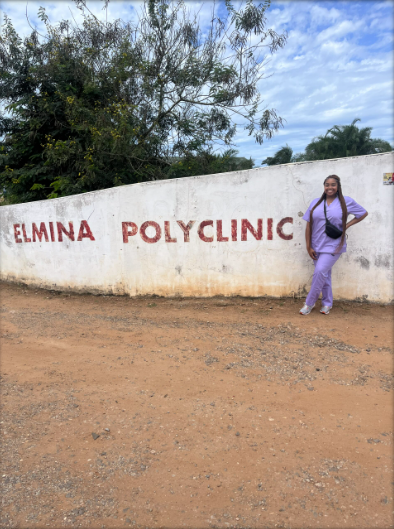 Daily task at Elmina Polyclinic