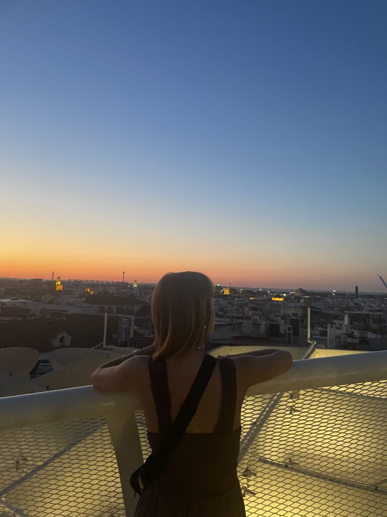 This was my view from Las Setas in the center of Seville!